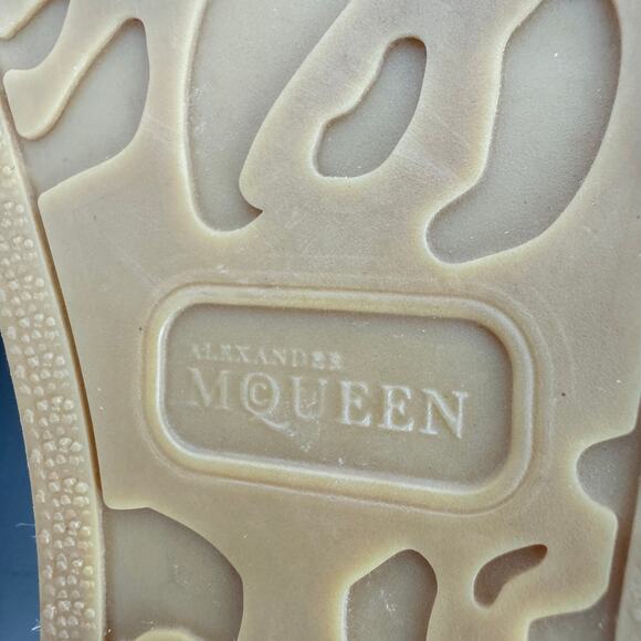 Alexander McQueen Leather Floral Paisley Print Platform Loafers Espadrilles - Picture 10 of 12